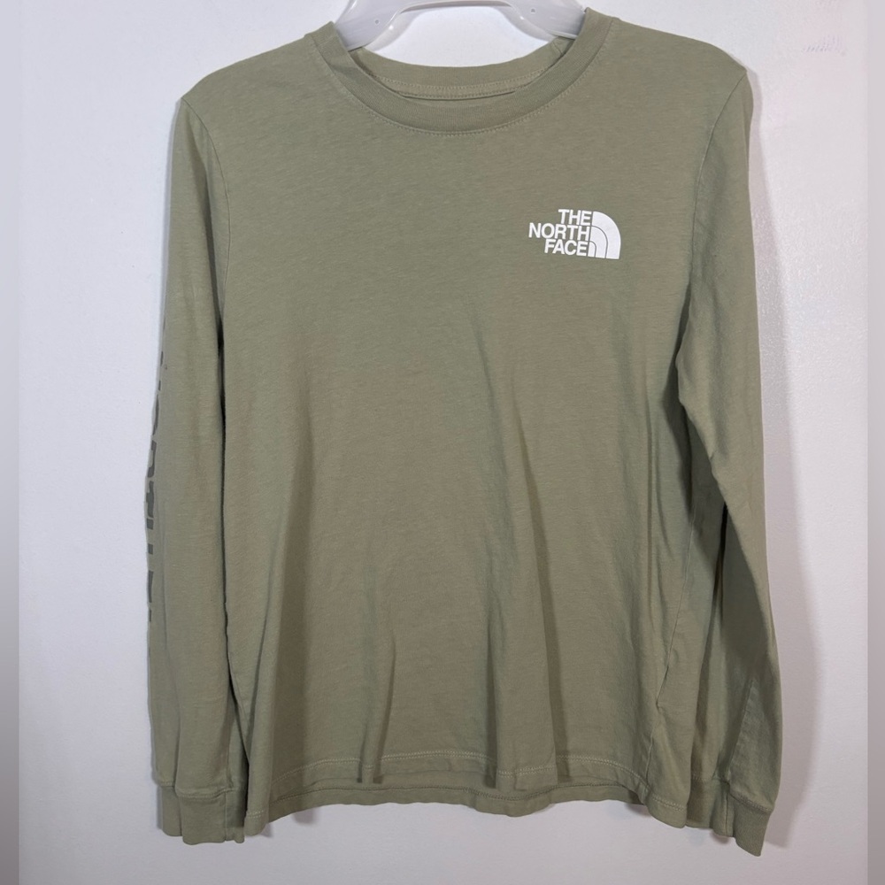 The North Face Women’s Long Sleeve Logo T-Shirt Green Size Small